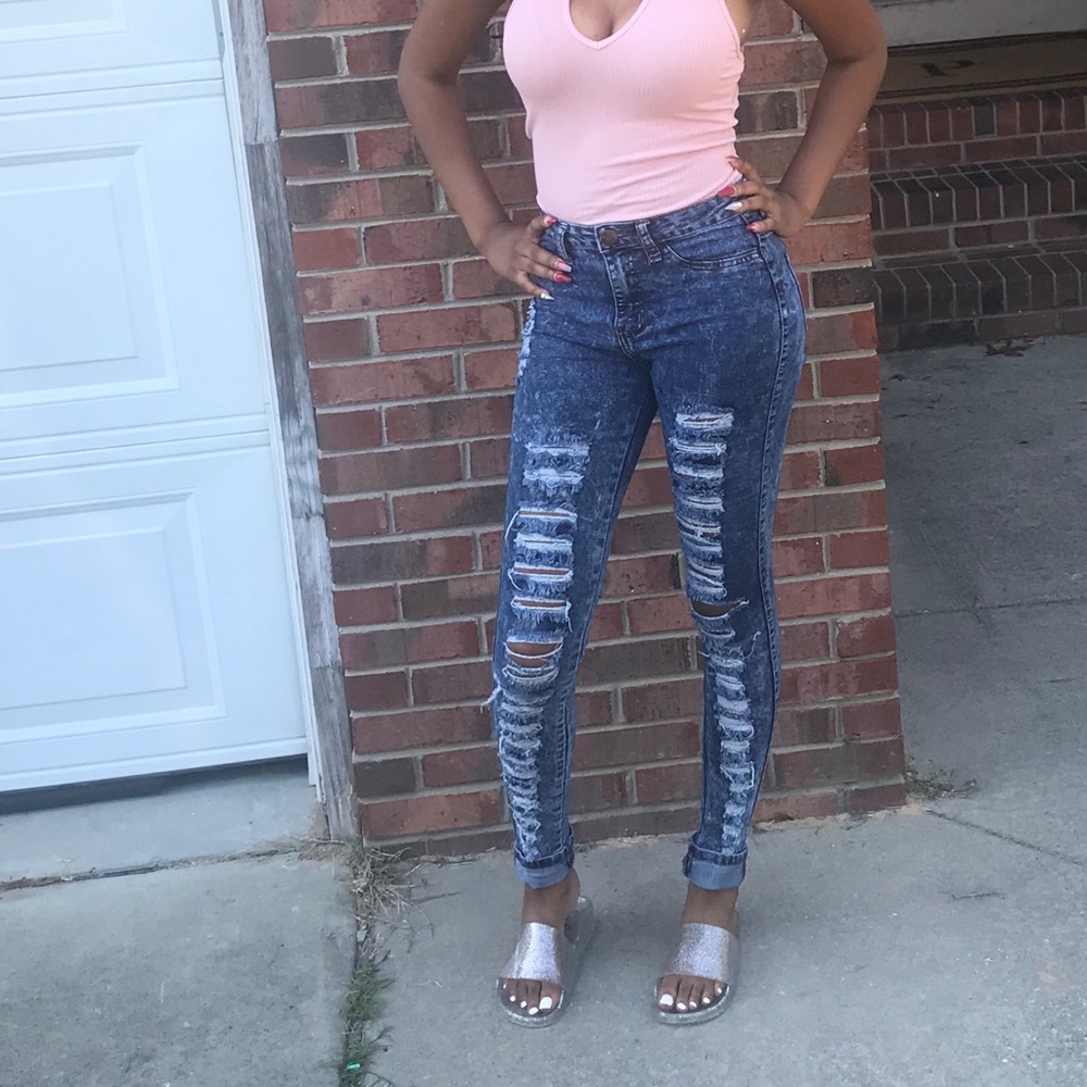High Waist Jeans